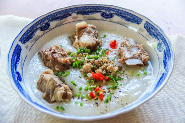 Cháo sườn non